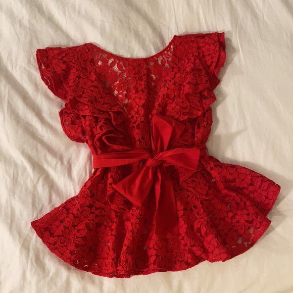 NWT- Marissa Webb Lace Top - Picture 6 of 10